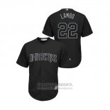Camiseta Beisbol Hombre Arizona Diamondbacks Jake Lamb 2019 Players Weekend Lambo Replica Negro