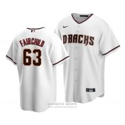 Camiseta Beisbol Hombre Arizona Diamondbacks Stuart Fairchild Replica Blanco
