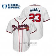 Camiseta Beisbol Hombre Atlanta Braves Adam Duvall Cool Base Primera Blanco