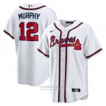 Camiseta Beisbol Hombre Atlanta Braves Sean Murphy Replica Blanco