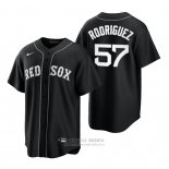 Camiseta Beisbol Hombre Boston Red Sox Eduardo Rodriguez Replica 2021 Negro