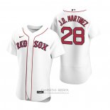 Camiseta Beisbol Hombre Boston Red Sox J.d. Martinez Autentico 2020 Primera Blanco