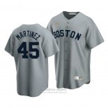 Camiseta Beisbol Hombre Boston Red Sox Pedro Martinez Cooperstown Collection Road Gris