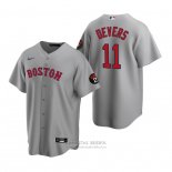 Camiseta Beisbol Hombre Boston Red Sox Rafael Devers Replica Gris