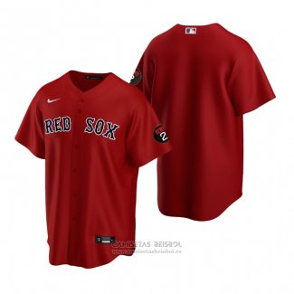 Camiseta Beisbol Hombre Boston Red Sox Replica Rojo