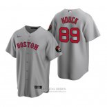 Camiseta Beisbol Hombre Boston Red Sox Tanner Houck Replica Gris