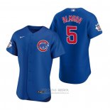 Camiseta Beisbol Hombre Chicago Cubs Albert Almora Jr. Autentico 2020 Alterno Azul