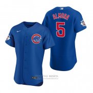 Camiseta Beisbol Hombre Chicago Cubs Albert Almora Jr. Autentico 2020 Alterno Azul
