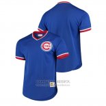 Camiseta Beisbol Hombre Chicago Cubs Cooperstown Collection Mesh Primary Logo Azul
