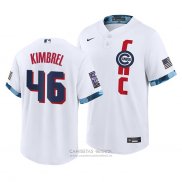 Camiseta Beisbol Hombre Chicago Cubs Craig Kimbrel 2021 All Star Replica Blanco