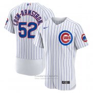 Camiseta Beisbol Hombre Chicago Cubs Pete Crow-Armstrong Primera Autentico Blanco