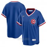 Camiseta Beisbol Hombre Chicago Cubs Road Cooperstown Collection Azul