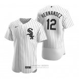 Camiseta Beisbol Hombre Chicago White Sox Cesar Hernandez Autentico Primera Blanco