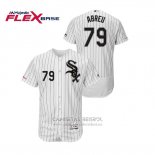 Camiseta Beisbol Hombre Chicago White Sox Jose Abreu Flex Base Blanco Negro