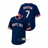 Camiseta Beisbol Hombre Chicago White Sox Tim Anderson Cooperstown Collection Azul