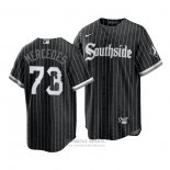 Camiseta Beisbol Hombre Chicago White Sox Yermin Mercedes 2021 City Connect Replica Negro