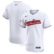 Camiseta Beisbol Hombre Cleveland Guardians Primera Elite Blanco