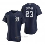 Camiseta Beisbol Hombre Detroit Tigers Kirk Gibson Autentico 2020 Alterno Azul
