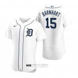 Camiseta Beisbol Hombre Detroit Tigers Tucker Barnhart Autentico Primera Blanco