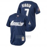 Camiseta Beisbol Hombre Houston Astros Craig Biggio Cooperstown Collection 1994 Autentico Azul