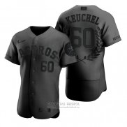 Camiseta Beisbol Hombre Houston Astros Dallas Keuchel Award Collection AL Cy Young Negro