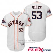 Camiseta Beisbol Hombre Houston Astros Ken Giles Blanco Flex Base
