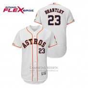 Camiseta Beisbol Hombre Houston Astros Michael Brantley Flex Base Blanco