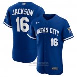 Camiseta Beisbol Hombre Kansas City Royals Bo Jackson Alterno Autentico Azul