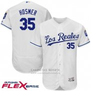 Camiseta Beisbol Hombre Kansas City Royals Eric Hosmer Blanco Flex Base Autentico Collection