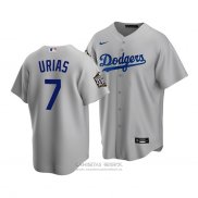 Camiseta Beisbol Hombre Los Angeles Dodgers Julio Urias 2020 Replica Alterno Gris