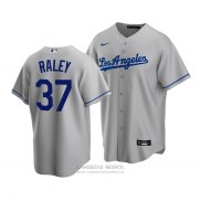 Camiseta Beisbol Hombre Los Angeles Dodgers Luke Raley Replica Gris