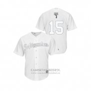 Camiseta Beisbol Hombre Milwaukee Brewers Drew Pomeranz 2019 Players Weekend Replica Blanco