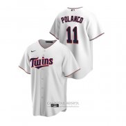 Camiseta Beisbol Hombre Minnesota Twins Jorge Polanco Replica Primera Blanco