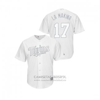 Camiseta Beisbol Hombre Minnesota Twins Jose Berrios 2019 Players Weekend Replica Blanco