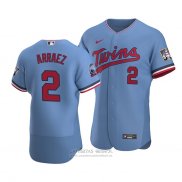 Camiseta Beisbol Hombre Minnesota Twins Luis Arraez Autentico Alterno Azul2