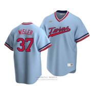 Camiseta Beisbol Hombre Minnesota Twins Matt Wisler Cooperstown Collection Road Azul