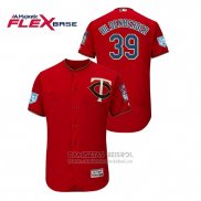 Camiseta Beisbol Hombre Minnesota Twins Trevor Hildenberger 2019 Entrenamiento de Primavera Flex Base Rojo