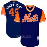 Camiseta Beisbol Hombre New York Mets 2017 Little League World Series Josh Smoker Azul