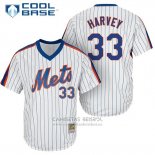 Camiseta Beisbol Hombre New York Mets Matt Harvey Blanco Cooperstown Cool Base