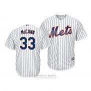 Camiseta Beisbol Hombre New York Mets James Mccann Cool Base Blanco
