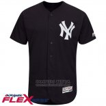 Camiseta Beisbol Hombre New York Yankees Blank Azul Flex Base Autentico Collection