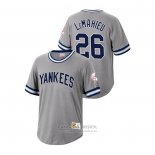 Camiseta Beisbol Hombre New York Yankees Dj Lemahieu Cooperstown Collection Gris