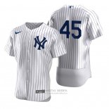 Camiseta Beisbol Hombre New York Yankees Jonathan Davis Autentico Primera Blanco