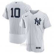 Camiseta Beisbol Hombre New York Yankees Phil Rizzuto Primera Autentico Retired Blanco