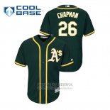 Camiseta Beisbol Hombre Oakland Athletics Matt Chapman Cool Base Alterno Replica Verde