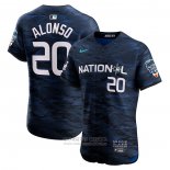 Camiseta Beisbol Hombre Pete Alonso All Star 2023 Vapor Premier Elite Azul