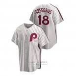 Camiseta Beisbol Hombre Philadelphia Phillies Didi Gregorius Cooperstown Collection Primera Blanco