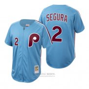 Camiseta Beisbol Hombre Philadelphia Phillies Jean Segura Autentico Cooperstown Collection Azul