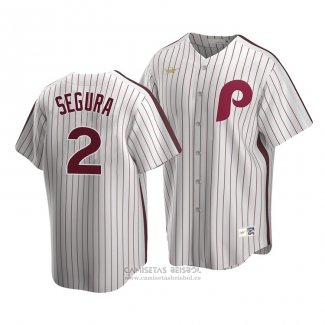 Camiseta Beisbol Hombre Philadelphia Phillies Jean Segura Cooperstown Collection Primera Blanco