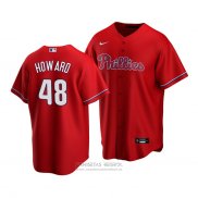 Camiseta Beisbol Hombre Philadelphia Phillies Spencer Howard Replica Alterno 2020 Rojo
